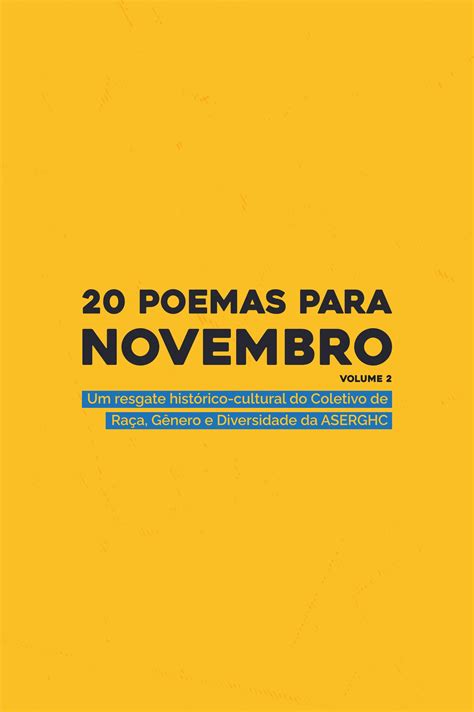 Livro Poemas Para Novembro Vol By Aserghcpoa Issuu