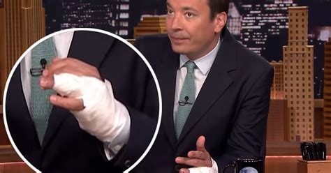Jimmy Fallons Finger Almost Had To Be Amputated After Nasty Fall At