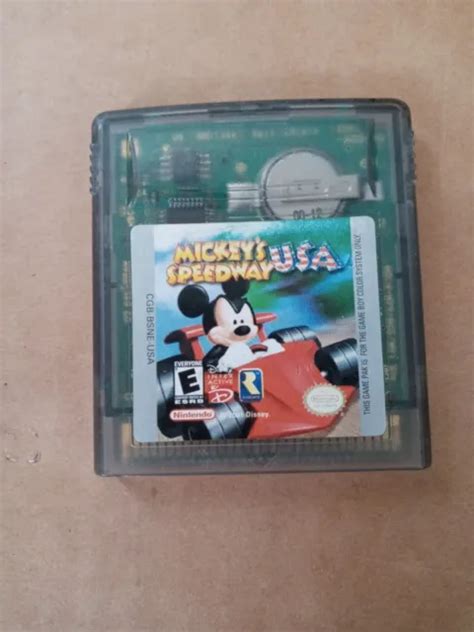 Mickeys Speedway Usa Nintendo Game Boy Color 900 Picclick