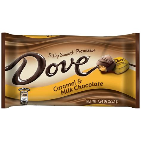 Dove Promises Caramel And Milk Chocolate Candy 794 Ounce Bag