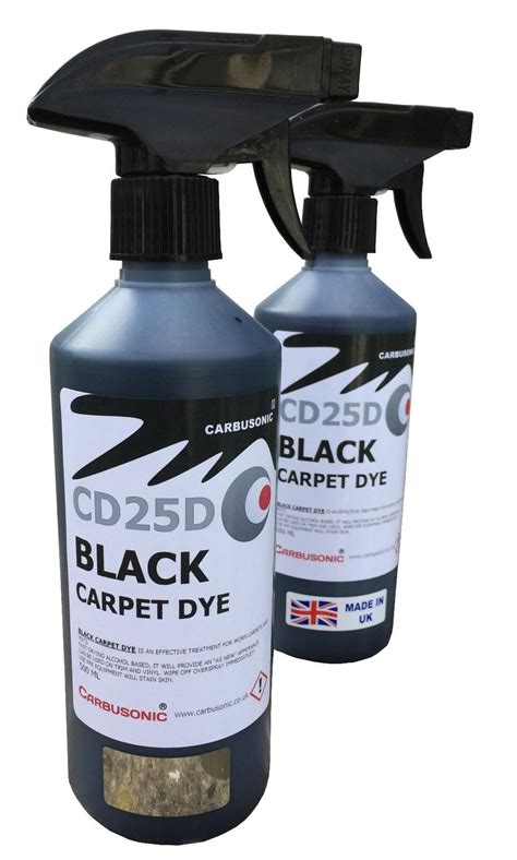 Black Carpet Dye Trigger Spray Interior Trim Renovation Detailing