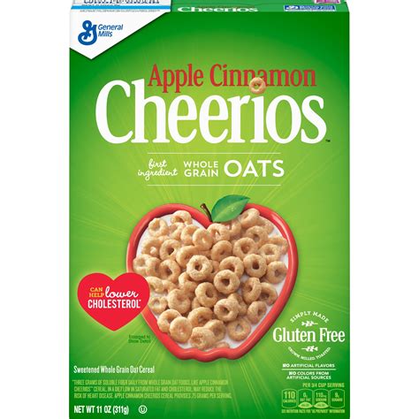 Apple Cinnamon Cheerios Cereal Gluten Free 11 Oz Walmart Com