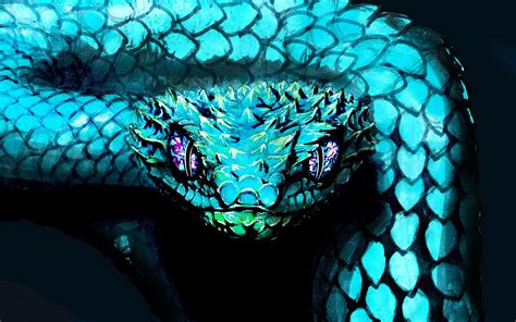 Blue Snake Wallpapers Top Free Blue Snake Backgrounds Wallpaperaccess