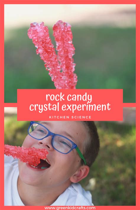 Rock Candy Crystal Experiment Green Kid Crafts
