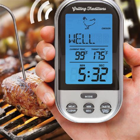 Wireless Grilling Thermometer Jlrgear