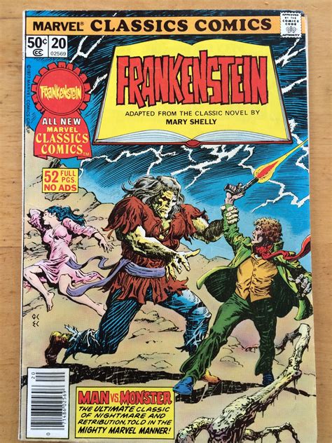 Classic Monster Comics Marvel Classics 20 Frankenstein