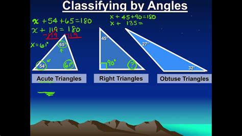 Classifying Triangles By Angles And Side Lengths Youtube