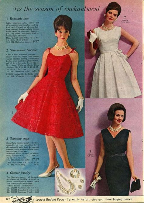 1960s dresses and skirts styles trends and pictures