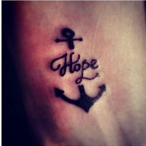 Hebrews 619 Hope Tattoo Inspirational Wrist Tattoos Small Anchor