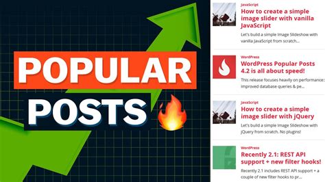 The 6 Best Popular Posts Plugins For Wordpress Youtube