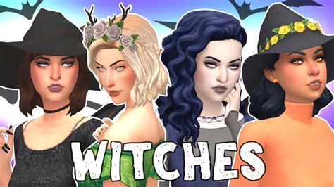 Witches 🔮 The Sims 4 Create A Sim Full Cc List Youtube