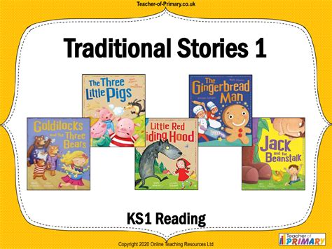 Traditional Stories Lesson 1 English Year 1