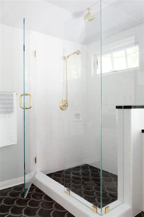 10 Idea Black And White Shower Tile Floor Augere Venture