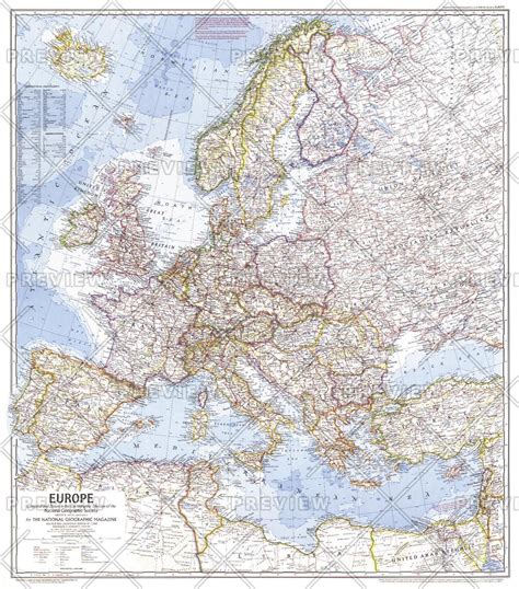 Europe Published 1969 Xyz Maps