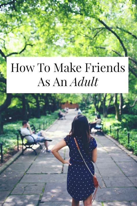 How To Make Friends As An Adult
