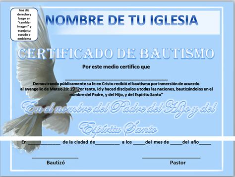 88 descargas gratuitas de nuestros usuarios. Certificados de bautismo cristiano para imprimir - Imagui