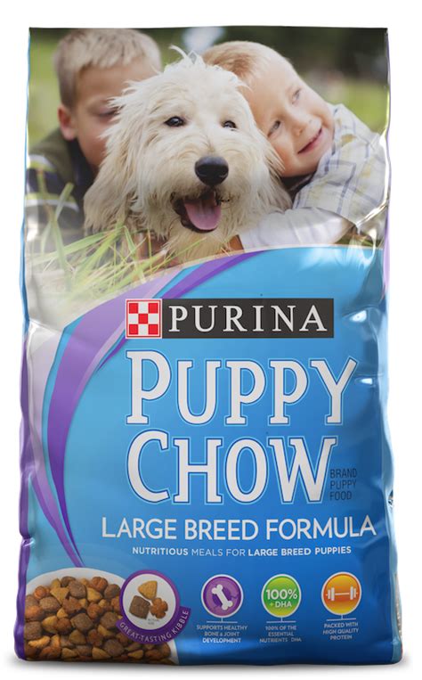 My puppy modeling his food before enjoying ☺️ i like the packaging is easy to open, a good size, it has a super good smell, my dog ​​saw it instantly, he loved the taste, i enjoy it a lot, the best that it does not cause gas or discomfort i will continue using it if i recommend it was this review helpful? Purina Puppy Chow