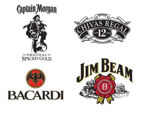 Alcohol Full Names Logos