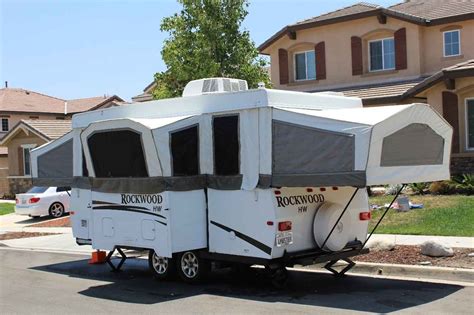 2011 Used Forest River Rockwood High Wall Hw296 Pop Up Camper In