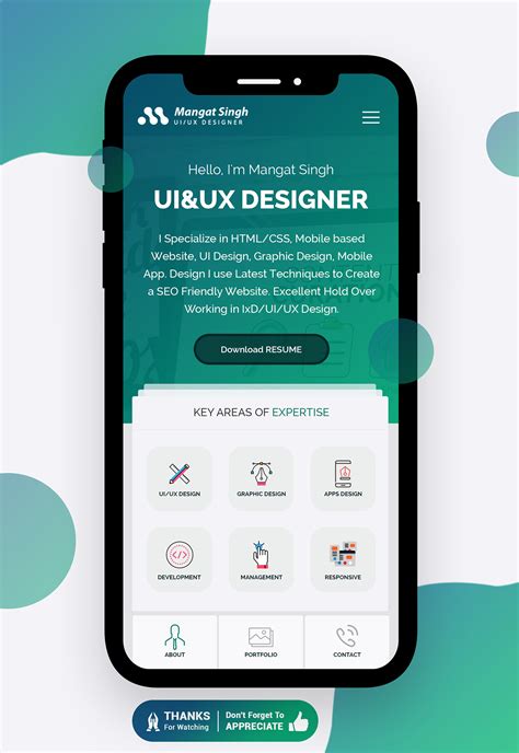 Cv builder app helps employees and students to create their own resume/cv with a simple mobile app. Personal Resume I Phone X Mobile App For UI/UX Designer on Behance