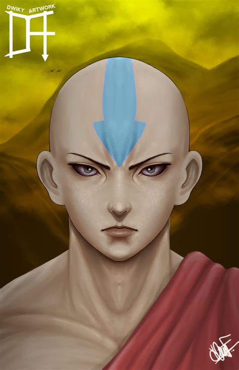 Artstation Fanart Avatar Aang Dwiky Artwork Digital Painting