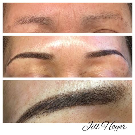 Permanent Eyebrow Photos Los Gatos Bay Area Timeless Skin Spa