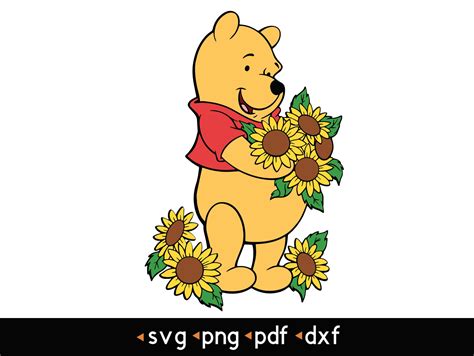 Winnie The Pooh Svg Png Pdf Dxf Etsy Singapore