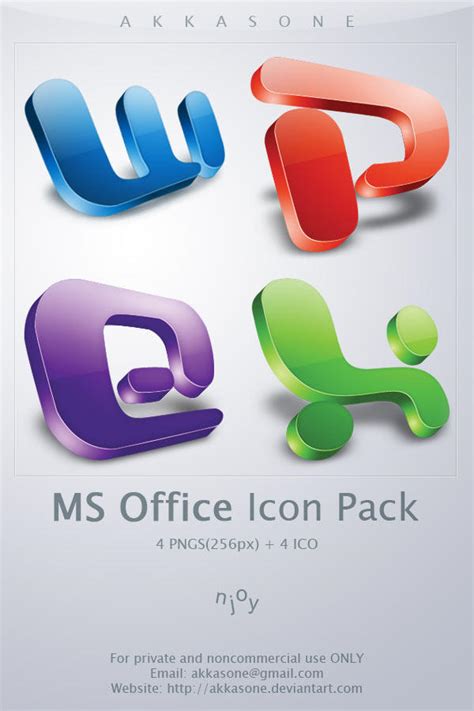 Ms Office Icon Pack By Akkasone On Deviantart