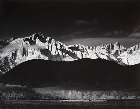Ansel Adams Sierra Nevada From Lone Pine 1944 Artsy