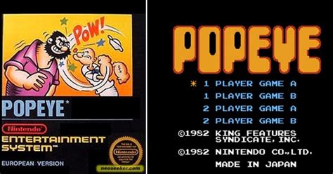 Análisis Review Popeye Nes 1983 Retro Is Never Gone