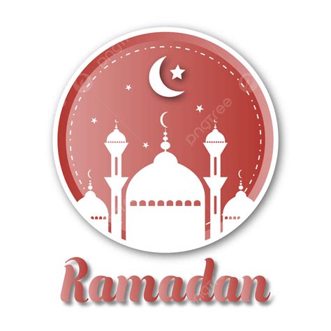 행복한 라마단 Karim 흰색 모스크 또는 달 그림과 달 Png 이미지 라마단 카림 이슬람교 Png 일러스트 및 벡터 에