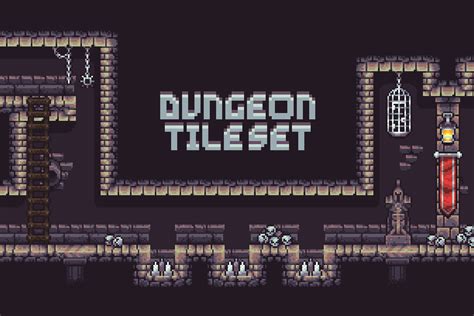 Dungeon Tileset 16x16 2d Environments Unity Asset Store