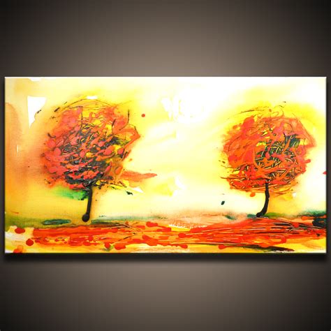 Urartstudiocom In A Distance Landscape Modern Abstract Painting By