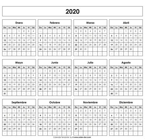 En esta página web encontrarás calendarios anuales para 2021 entre otros los calendarios del 2022 y 2023. Calendario 2020 en Blanco Para imprimir | Calendar 2019 printable, Online calendar, Blank calendar