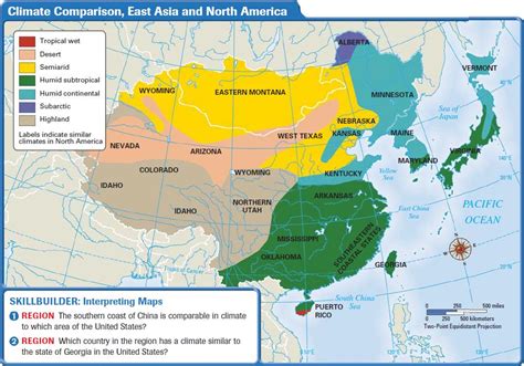 East Asia Climate And Vegetation