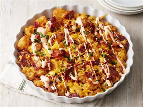 Cheesy Bacon Tater Tot Pie Recipe Food Network Kitchen Food Network