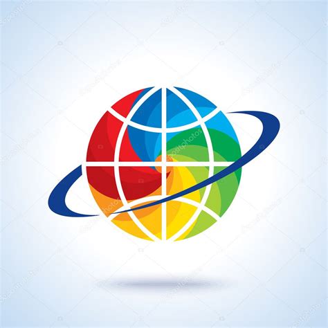 Abstract Global Logo — Stock Vector © Arrtfoto 126051918