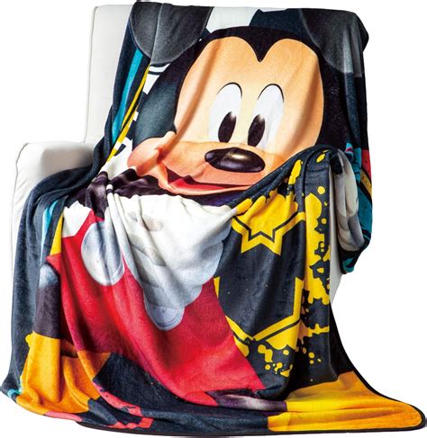 Kids Throw Blanket Disney Mickey Mouse Fleece Blanket For Toddlers