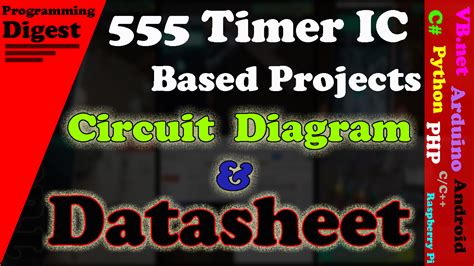 555 Timer Ic Based Projects Circuit Diagram And Datasheet