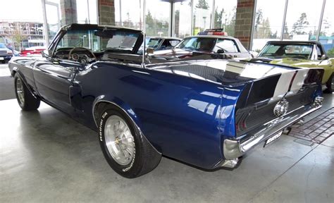 Blue 1967 Ford Mustang Gt Convertible