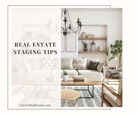 Real Estate Staging Tips Intro To Real Estate