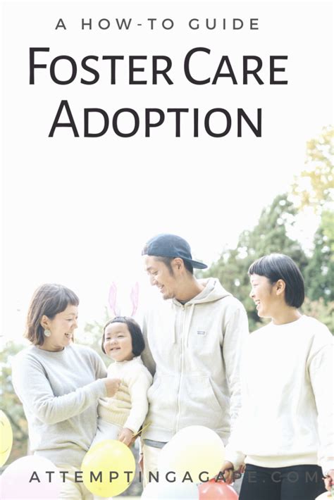 A How To Guide For Foster Care Adoption Alisa Matheson Foster Care