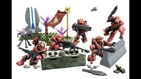 Halo Mega Bloks Unsc Fireteam Crimson Review Youtube