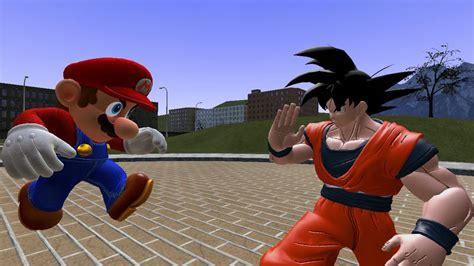 Mario Vs Goku By Shinxboy On Deviantart