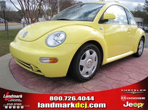 1999 Yellow Volkswagen New Beetle Gls Coupe 57447464 Photo 4