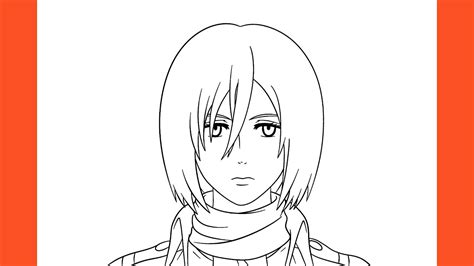 How To Draw Mikasa Ackerman Attack On Titan Youtube