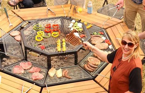 This 8 Person Hibachi Table Grill Turns Your Backyard Into A Benihana
