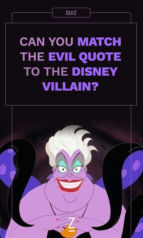 Can You Match The Evil Quote To The Disney Villain Disney Villains