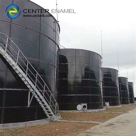 Biogas Plant Bolted Steel Cstr Reactor With Roofs