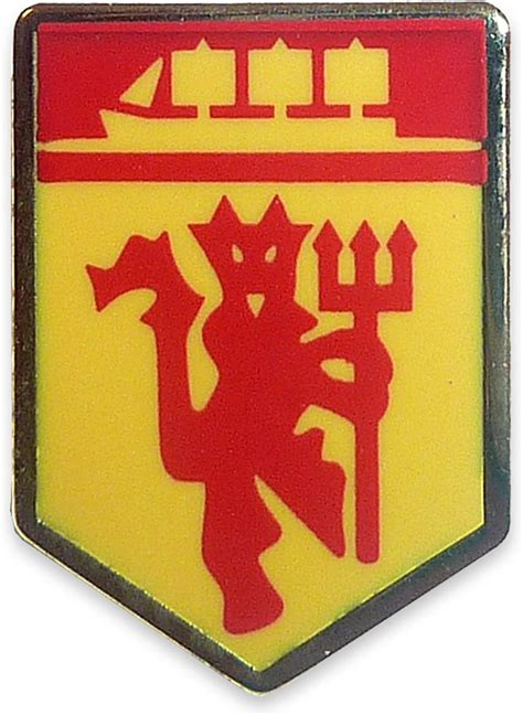Manchester United FC Official Football Gift Pack Red Devil Ship Pin Badge Amazon Co Uk